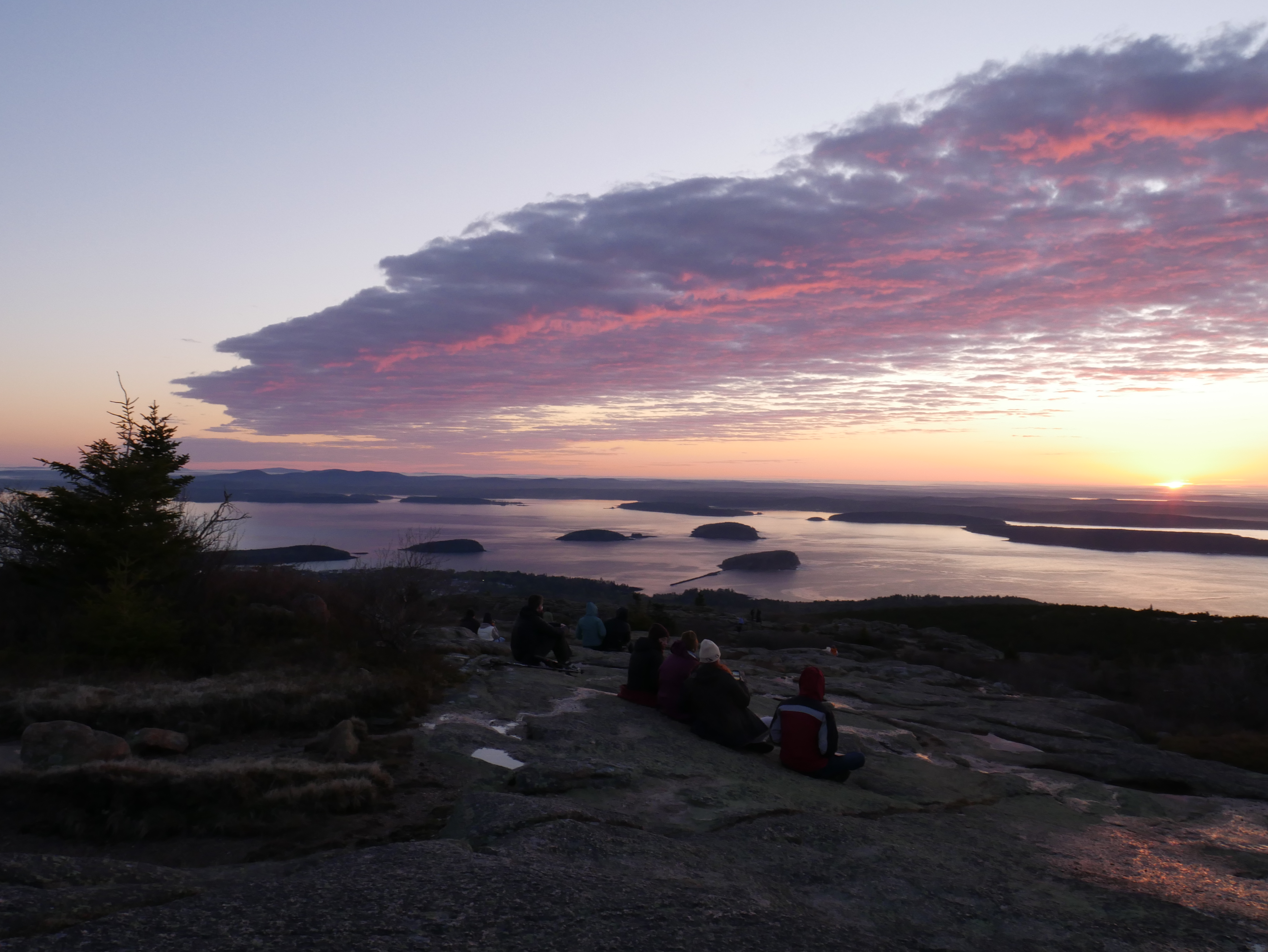 sunrise on cadillac mtn